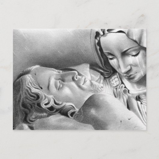 Jezus Christus Maagd Mary Briefkaart (Voorkant)