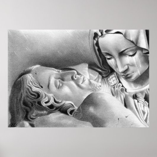 Jezus Christus Maagd Mary Poster (Voorkant)