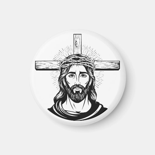Jezus Christus Magneet (Voorkant)