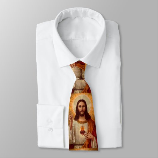 Jezus Christus Mannen Ontwerper Stropdassen (Gebonden)