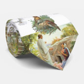 Jezus Christus Mannen Ontwerper Stropdassen (Opgerold)