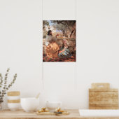 Jezus Christus Martha en Mary Poster (Keuken)