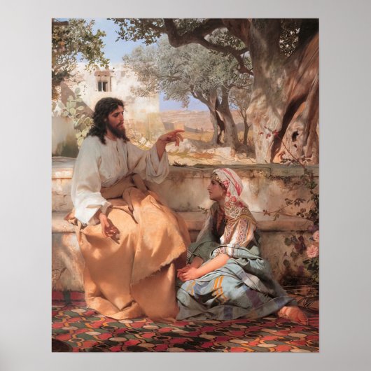 Jezus Christus Martha en Mary Poster (Voorkant)