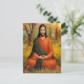 Jezus Christus Meditatie Briefkaart (Staand voorkant)