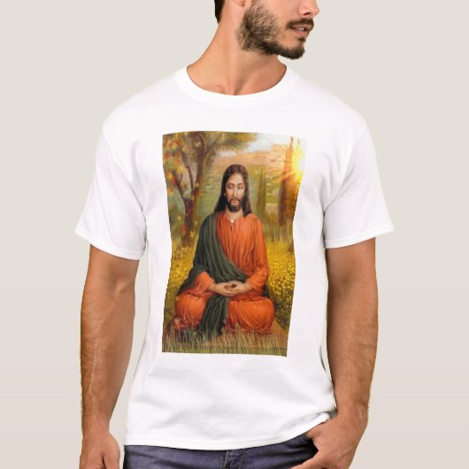 Jezus Christus Meditation T-shirt (Voorkant)