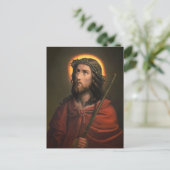 Jezus Christus met de doornenkroon Briefkaart (Staand voorkant)