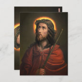 Jezus Christus met de doornenkroon Briefkaart (Voorkant / Achterkant)