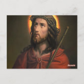 Jezus Christus met de doornenkroon Briefkaart (Achterkant)