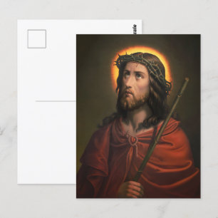Jezus Christus met de doornenkroon Briefkaart