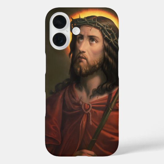 Jezus Christus met de doornenkroon Case-Mate iPhone Case (Achterkant)