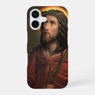 Jezus Christus met de doornenkroon iPhone 16 Hoesje