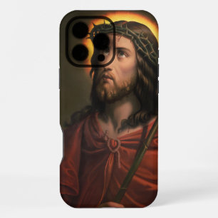 Jezus Christus met de doornenkroon iPhone 16 Pro Max Hoesje