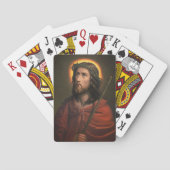 Jezus Christus met de doornenkroon Pokerkaarten (Achterkant)
