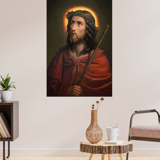 Jezus Christus met de doornenkroon Poster (Woonkamer 3)