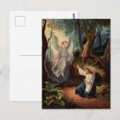 Jezus Christus met de engel Briefkaart (Voorkant / Achterkant)