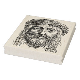 Jezus Christus met doornenkroon Rubberstempel