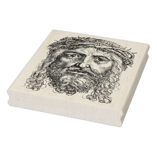 Jezus Christus met doornenkroon Rubberstempel