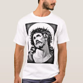 Jezus Christus met , doornkroonreligie  T-shirt (Voorkant)