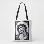 Jezus Christus met , doornkroonreligie Tote Bag (Voorkant)