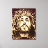Jezus Christus met een Kroon van Thorns Canvas Afdruk (Voorkant)