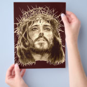 Jezus Christus met een Kroon van Thorns Flyer (Hand)