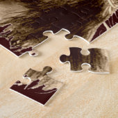 Jezus Christus met een Kroon van Thorns Legpuzzel (Zijkant)