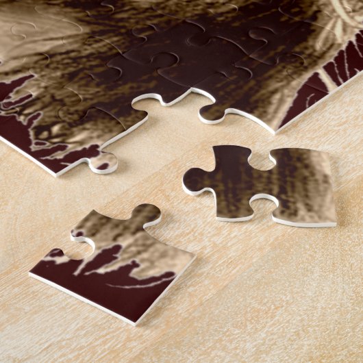 Jezus Christus met een Kroon van Thorns Legpuzzel (Zijkant)