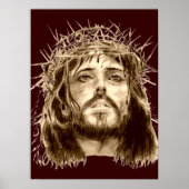 Jezus Christus met een Kroon van Thorns Poster (Voorkant)