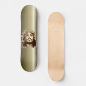 Jezus Christus met een Kroon van Thorns Skateboard (Voorkant)