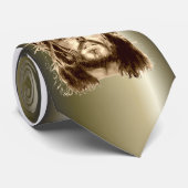 Jezus Christus met een Kroon van Thorns Stropdas (Opgerold)