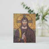 Jezus Christus met Heilige Geest Vlammozaïek Briefkaart (Staand voorkant)
