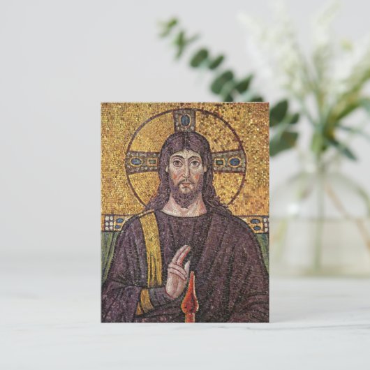 Jezus Christus met Heilige Geest Vlammozaïek Briefkaart