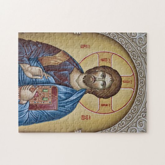 Jezus Christus met het evangeliicum Legpuzzel (Horizontaal)