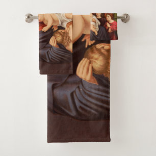 Jezus Christus met Kinderen Premium Kunst Kunstwer Bad Handdoek