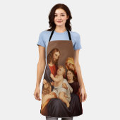 Jezus Christus met Kinderen Premium Kunst Kunstwer Schort (Gedragen)