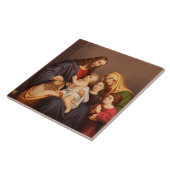 Jezus Christus met Kinderen Premium Kunst Kunstwer Tegeltje (Zijkant)