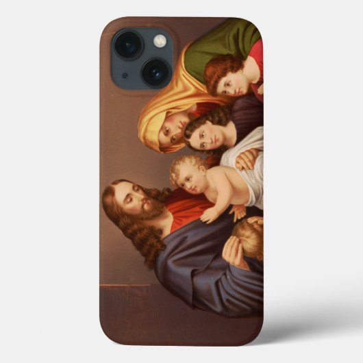 Jezus Christus met Kinderen Premium Kunstwerk Case-Mate iPhone Case (Achterkant)