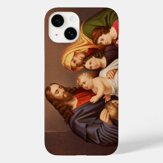 Jezus Christus met Kinderen Premium Kunstwerk Case-Mate iPhone Case (Achterkant)