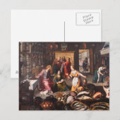 Jezus Christus met Martha en Maria - Joos Goemaere Briefkaart (Voorkant / Achterkant)