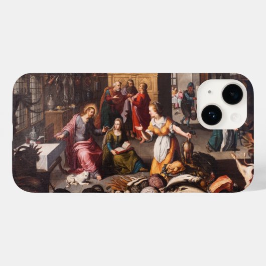 Jezus Christus met Martha en Maria - Joos Goemaere Case-Mate iPhone Case (Achterkant (horizontaal))