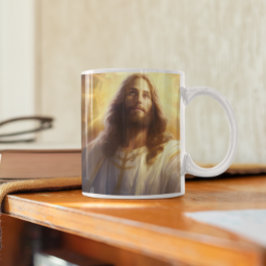 Jezus Christus met Sterren en Licht versie 5 Koffiemok