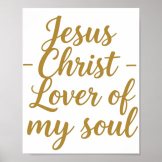 Jezus Christus Minnaar van Mijn Ziel 8x10 Muurkuns Poster