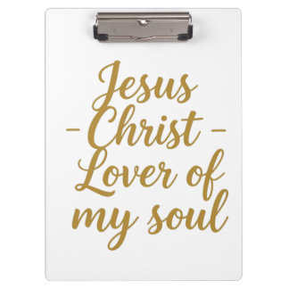 Jezus Christus Minnaar van Mijn Ziel Klembord