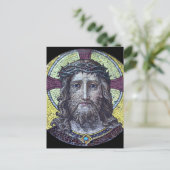Jezus Christus, mozaïek, Heilige Kerk/Compassie Ku Briefkaart (Staand voorkant)