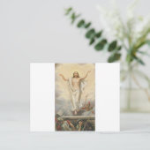 Jezus Christus onder de wolken Briefkaart (Staand voorkant)