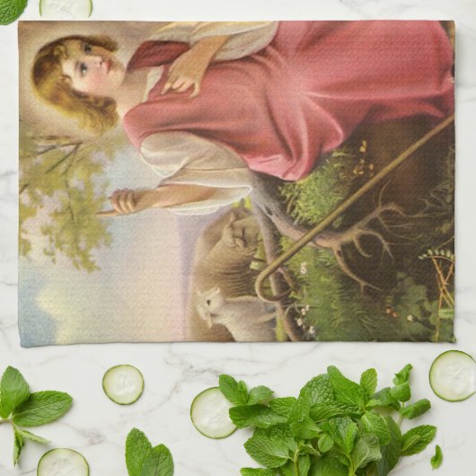 Jezus Christus Onderwijskinderen, religie Theedoek (Gevouwen)