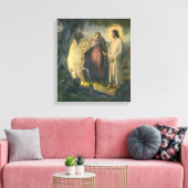 Jezus Christus, ontstaan door de Tomb, met de groe Canvas Afdruk (Insitu (Woonkamer))