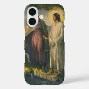 Jezus Christus, ontstaan door de Tomb, met de groe iPhone 16 Hoesje