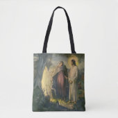 Jezus Christus, ontstaan door de Tomb, met de groe Tote Bag (Voorkant)