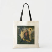 Jezus Christus, ontstaan door de Tomb, met de groe Tote Bag (Voorkant)